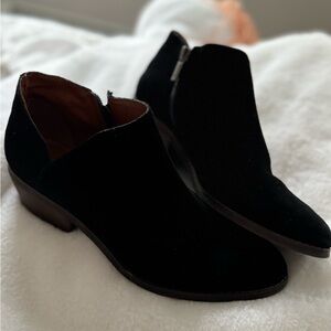 Lucky Brand Black Ankle Boots 7.5